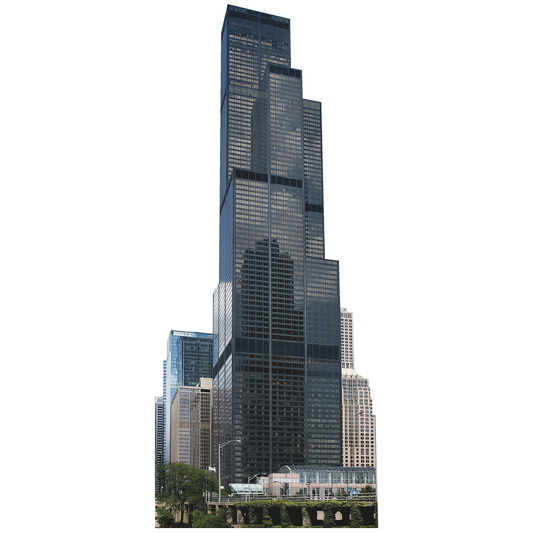 Chicago Sears Willis Tower Cardboard Cutout