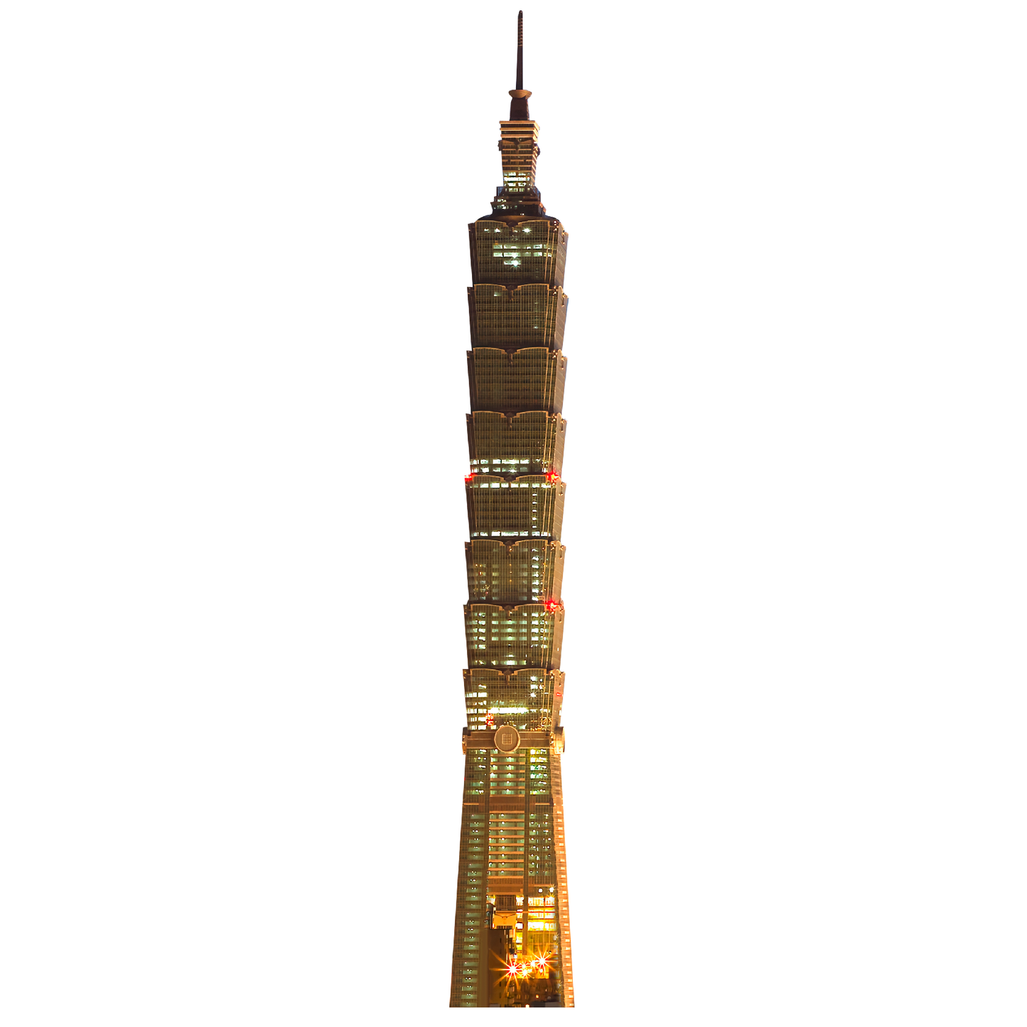Taipei 101 Taiwan Cardboard Cutout