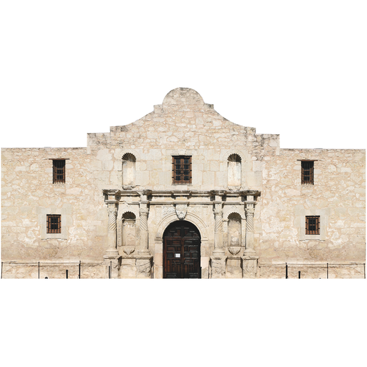 Alamo Mission Fortress Compound Cardboard Cutout