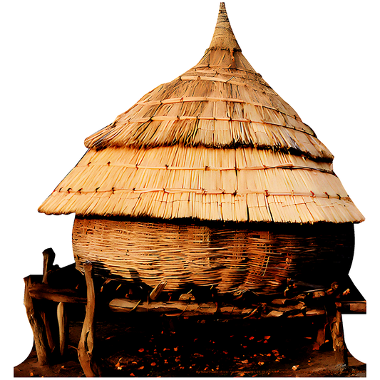 Traditional African Hut Cardboard Cutout