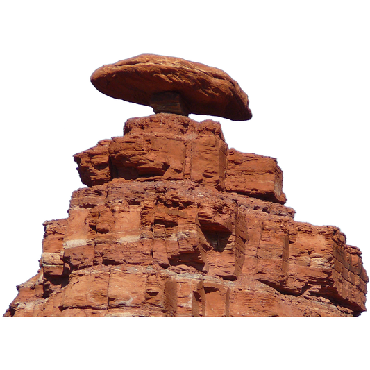 Mexican Hat Rock Navajo Utah Cardboard Cutout