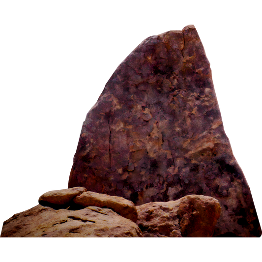 Shark Fin Mountain Meru Peak Himalayas Cardboard Cutout