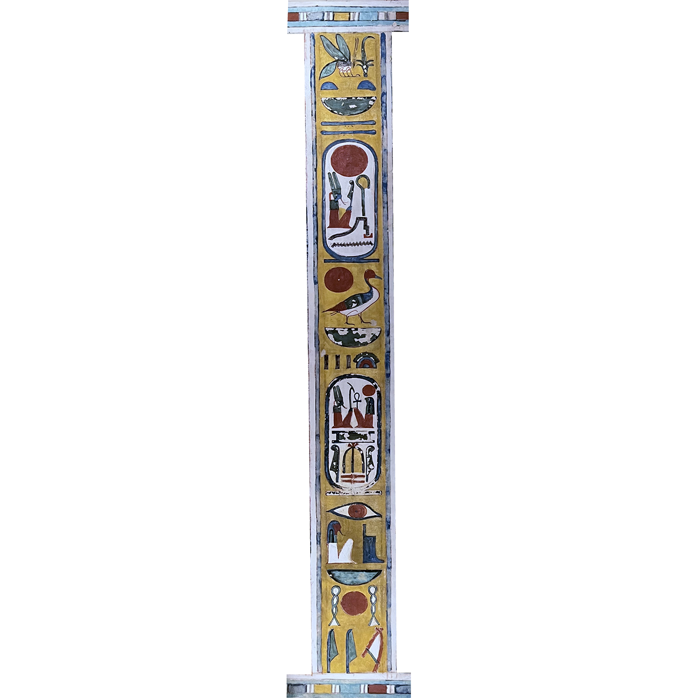 Hieroglyph Pillar Valley of Kings Cardboard Cutout