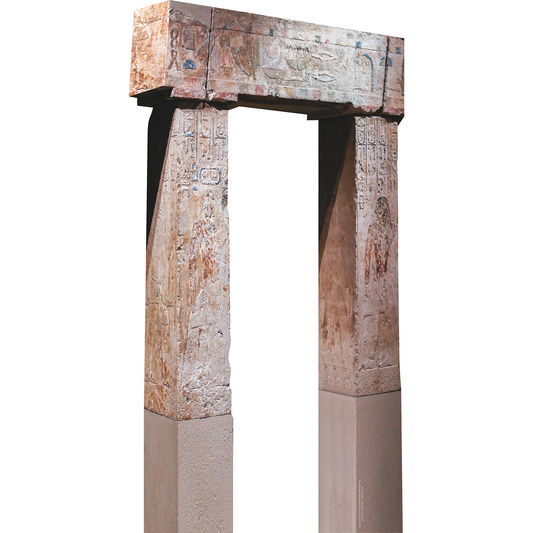 Egyptian Tomb Temple Stone Column Arch Cardboard Cutout