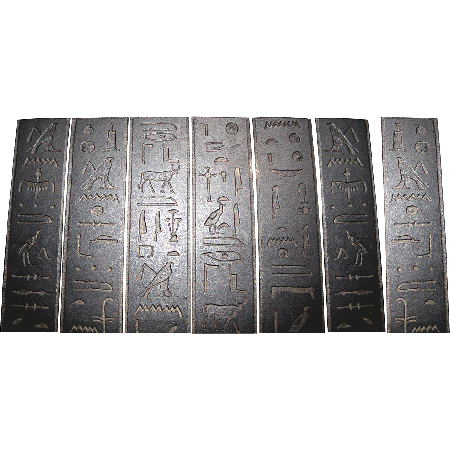 7 Stone Slabs of Ancient Egyptian Hieroglyphics Cardboard Cutout