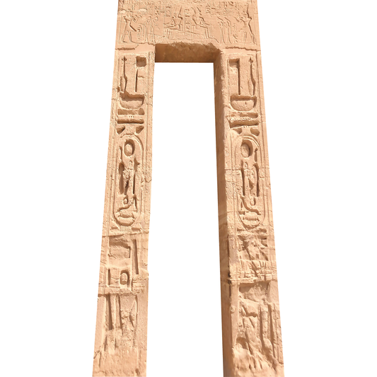 Egyptian Temple Abu Simbell Entrance Cardboard Cutout