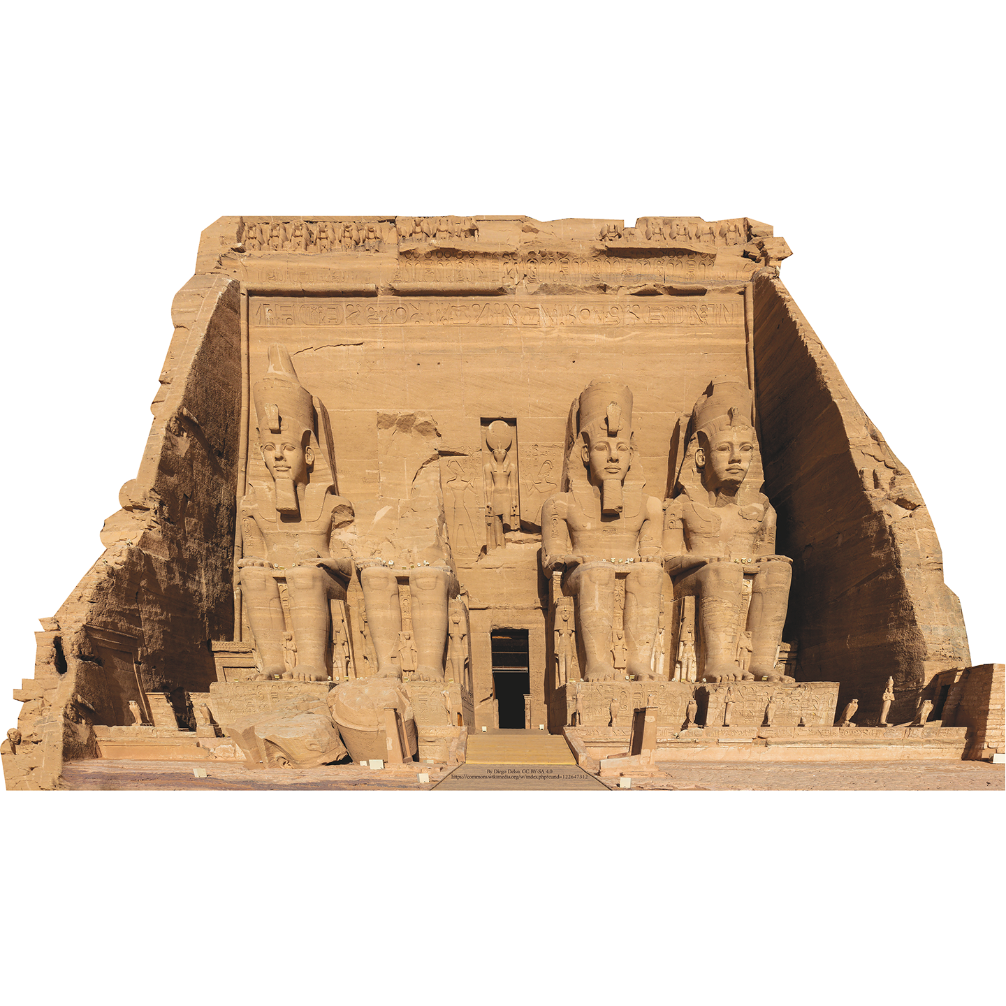 Abu Simbel Great Temple Ramesses II Cardboard Cutout