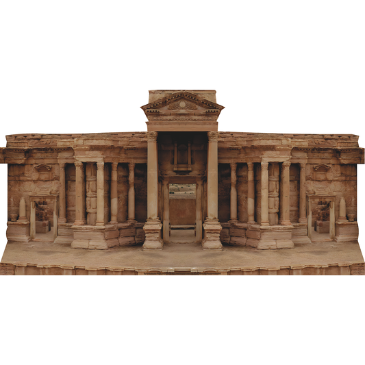 Palmyra Ancient Roman Theater Inch Cardboard Cutout