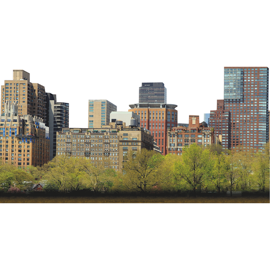 Central Park Sheep Meadow Skyline Cardboard Cutout