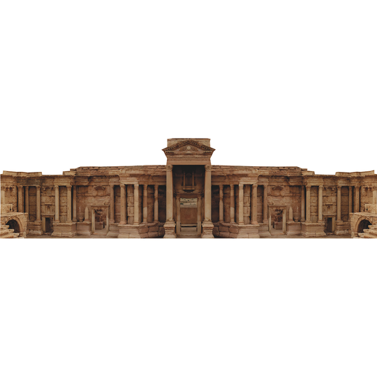Palmyra Ancient Roman Theater Wide Cardboard Cutout
