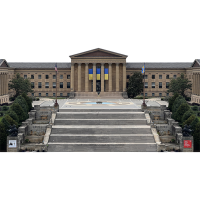 Philadelphia Museum of Art Cardboard Cutout