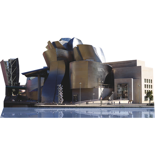 Guggenheim Museum Bilbao Spain Cardboard Cutout