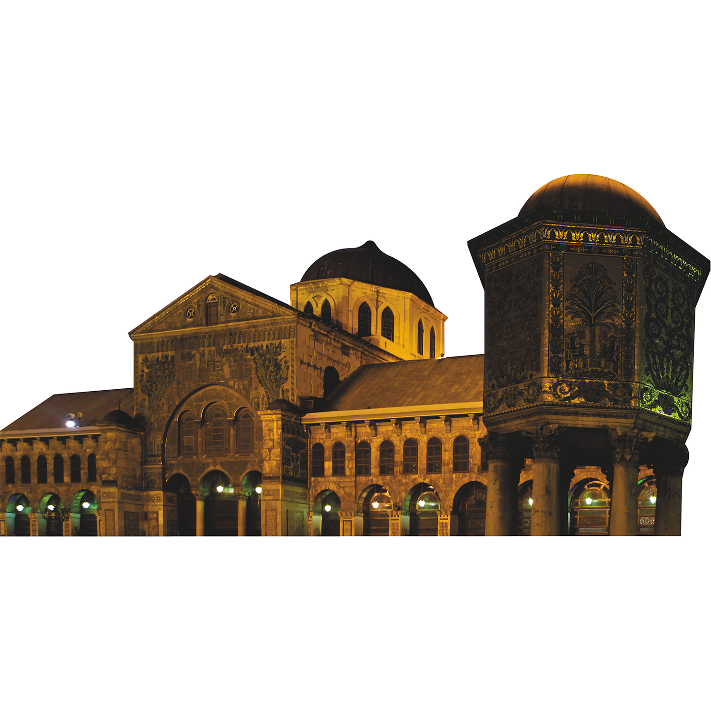 Umayyad Mosque Damascus Syria Cardboard Cutout