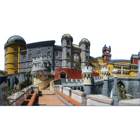 Pena Palace Castle Sintra Portugal  Cardboard Cutout