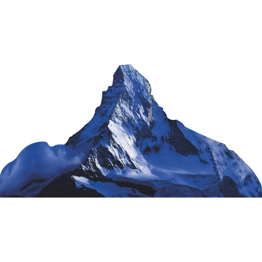 Matterhorn From Domhutte Valais Switzerland and Italy Cardboard Cutout