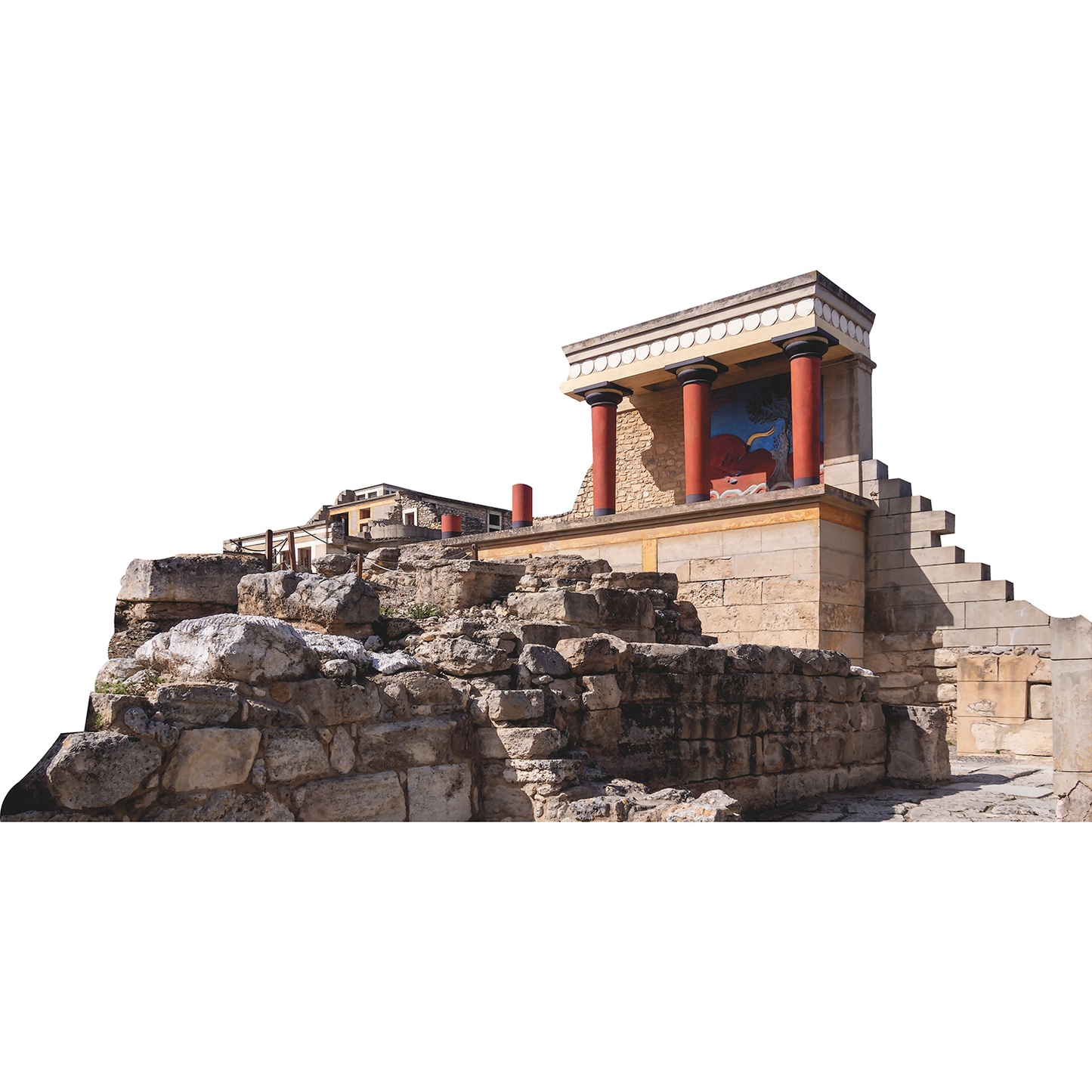 Knossos Palace Crete Greece Cardboard Cutout