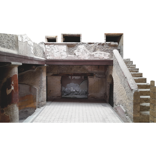 Herculaneum Preserved Roman Ruins Cardboard Cutout
