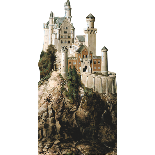 Schloss Neuschwanstein Tall Castle Bavaria Germany Backdrop Cardboard Cutout