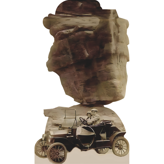 1920 Balanced Rock Garden of the Gods Colorado Springs Cardboard Cutout