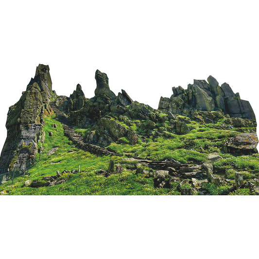 Great Skellig Michael Mountain Crag Landscape Cardboard Cutout