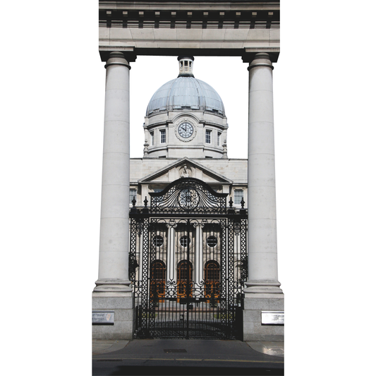 Irish Parliament House Gate Arch Dublin Ireland Ireland Irish Cardboard Cutout
