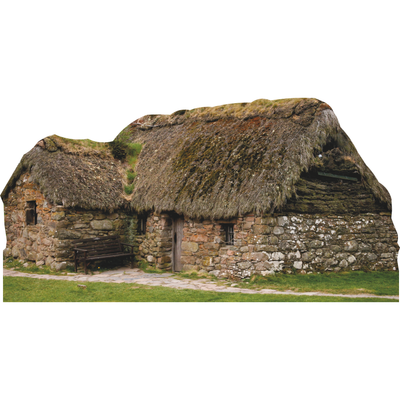 Culloden Battlefield Old Leanach Cottage Cardboard Cutout