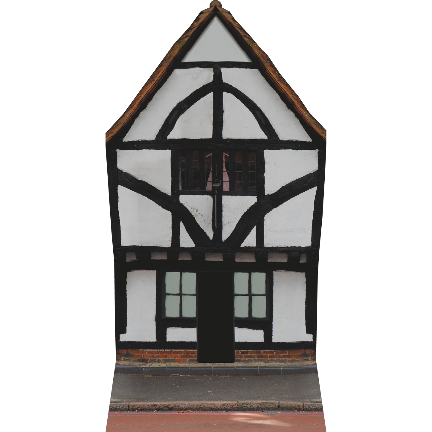 Old London Cottage House Cardboard Cutout