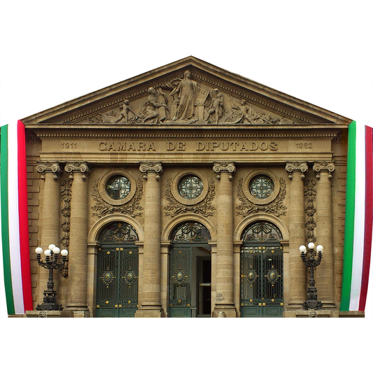 Congress Legislative Palace Donceles Mexico City Cardboard Cutout