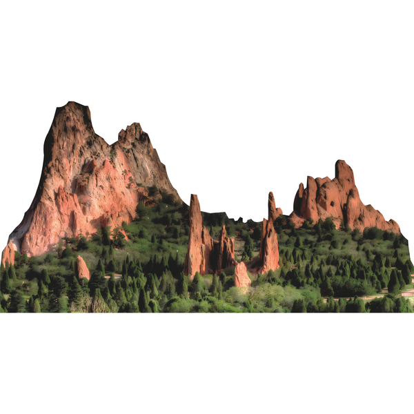 Garden of Gods Colorado Springs Cardboard Cutout