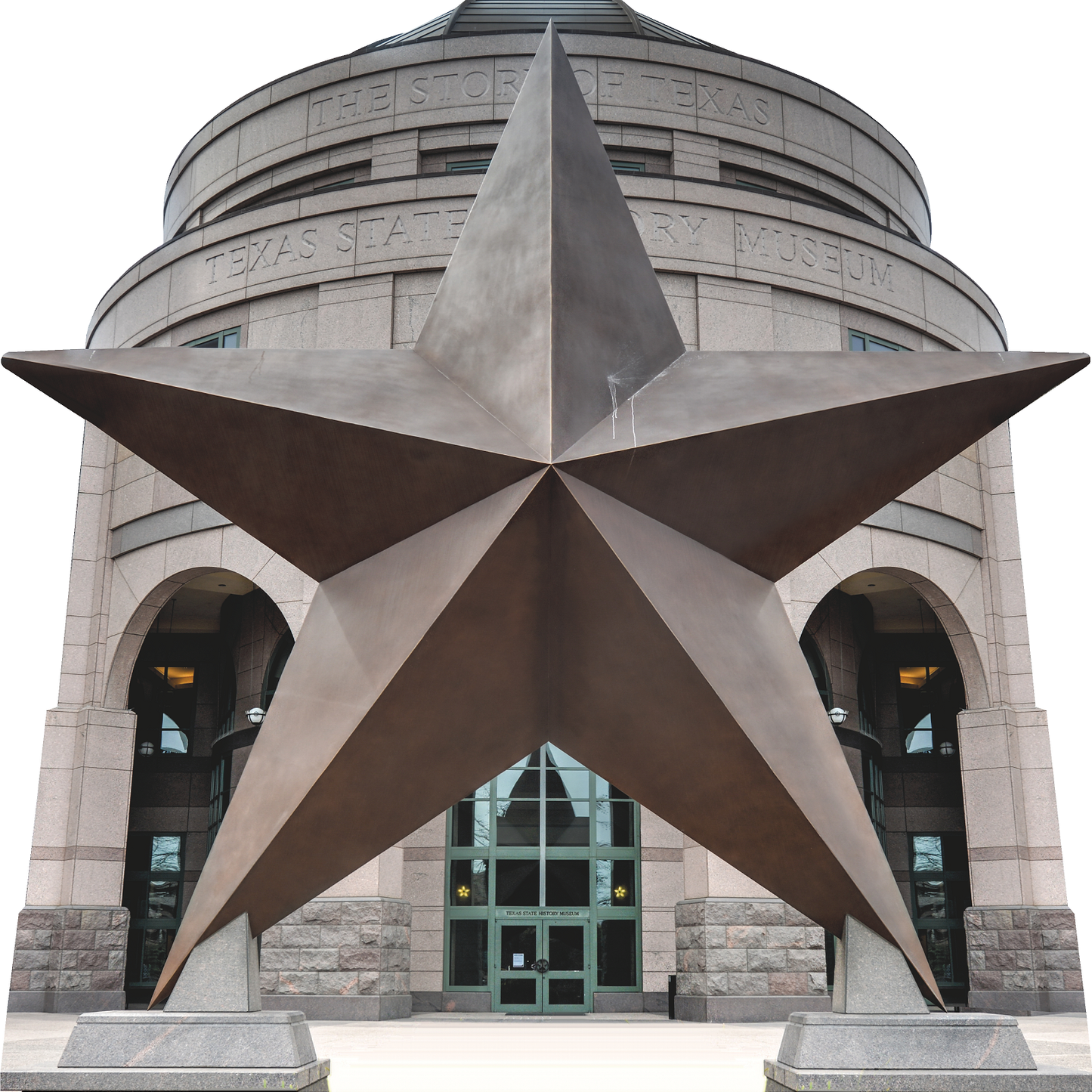 Austin Texas Lone Star State History Museum Cardboard Cutout