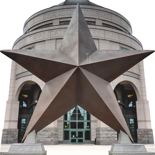 Austin Texas Lone Star State History Museum Cardboard Cutout