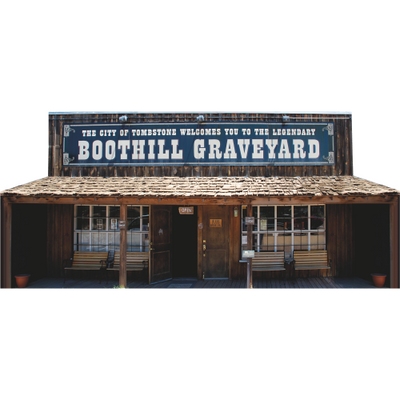 Tombstone Arizona Wild West Boothill Graveyard History Cardboard Cutout