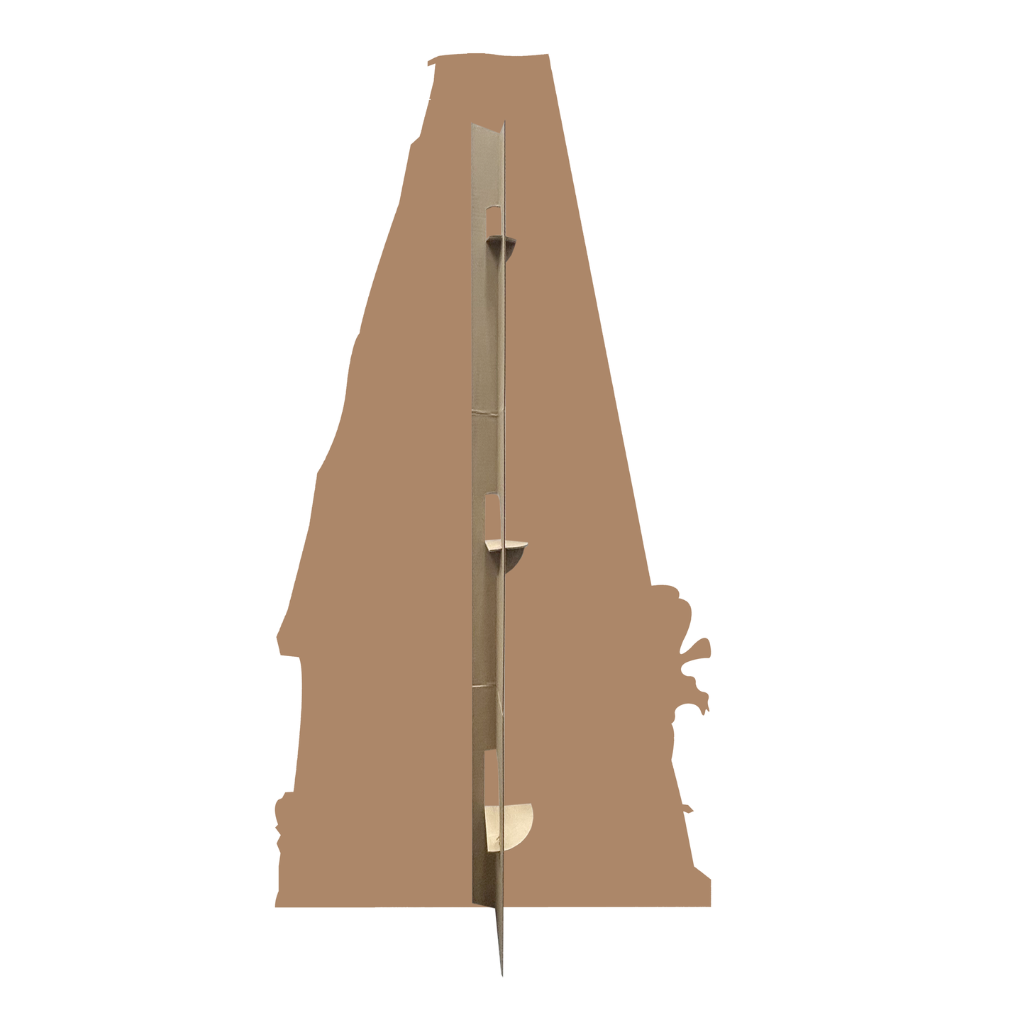 Fiji Island Temple Palm Trees Cardboard Cutout