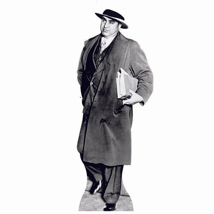 Al Capone Court Uniform Cardboard Cutout