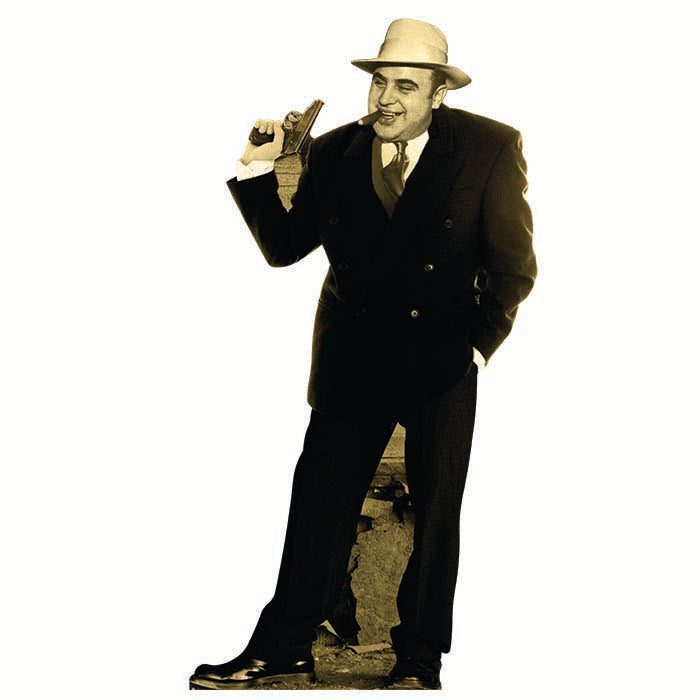 Al Capone Gun Cardboard Cutout