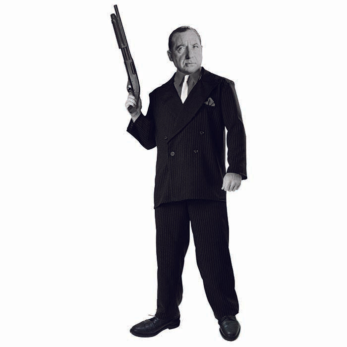 Frank Costello With Shotgun Cardboard Cutout