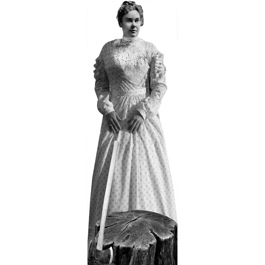 Lizzie Borden Axe Murder Cardboard Cutout