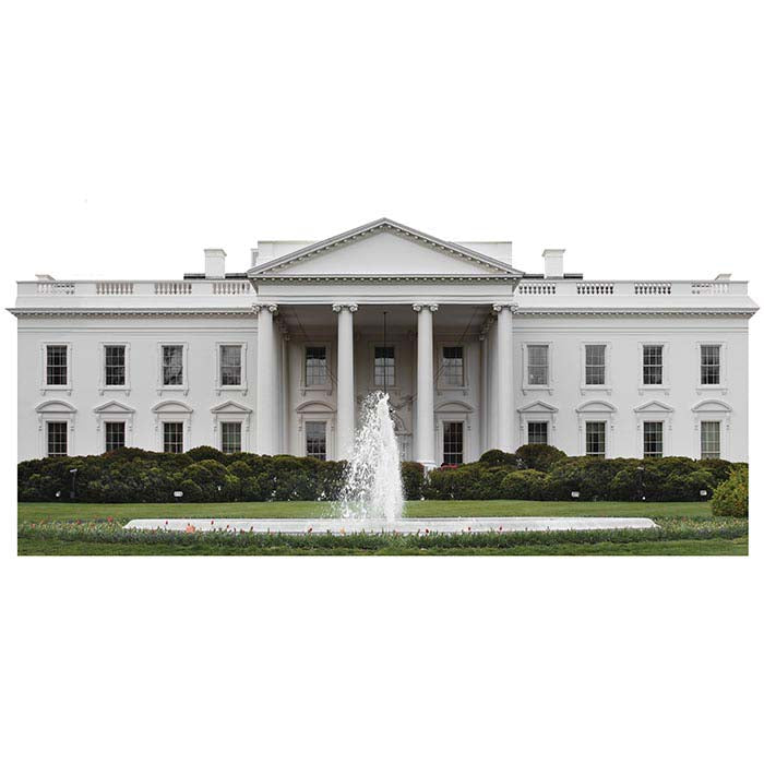 United States White House Cardboard Cutout