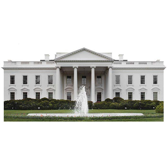 United States White House Cardboard Cutout
