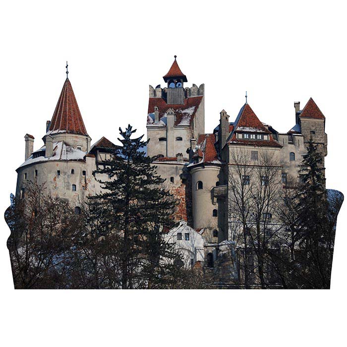 Bran Castle Haunted Cardboard Cutout