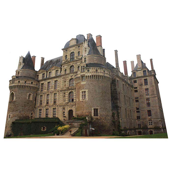 Chateau de Brissac Castle Cardboard Cutout