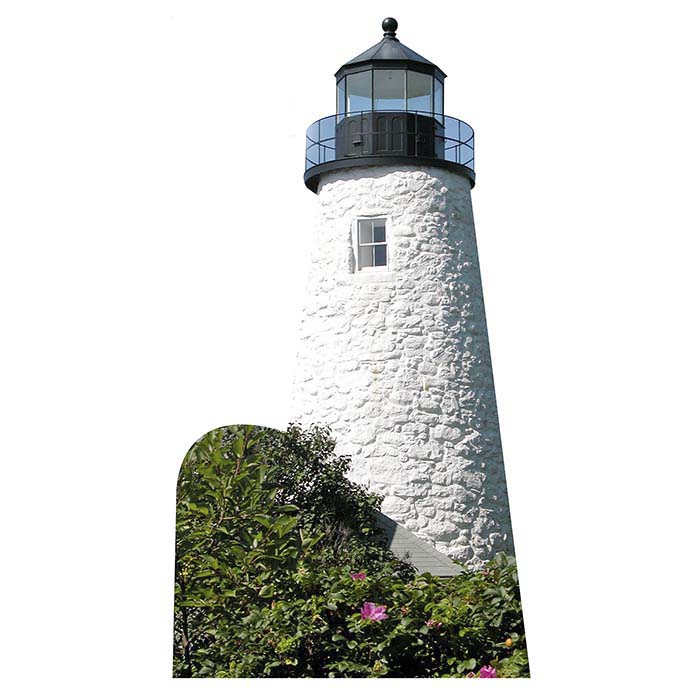 Dice Head Lighthouse Cardboard Cutout