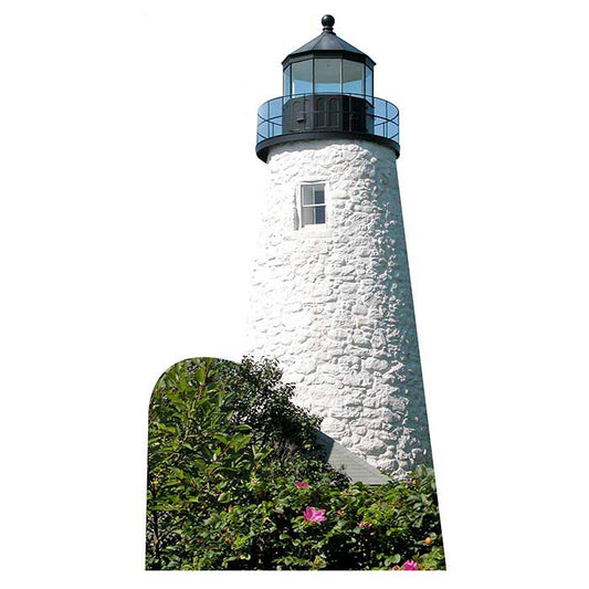 Dice Head Lighthouse Cardboard Cutout