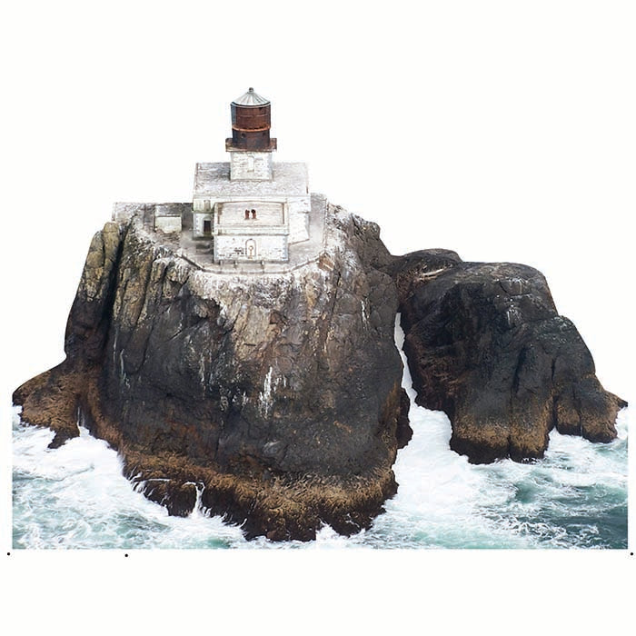 Tillamook Rock Lighthouse Cardboard Cutout