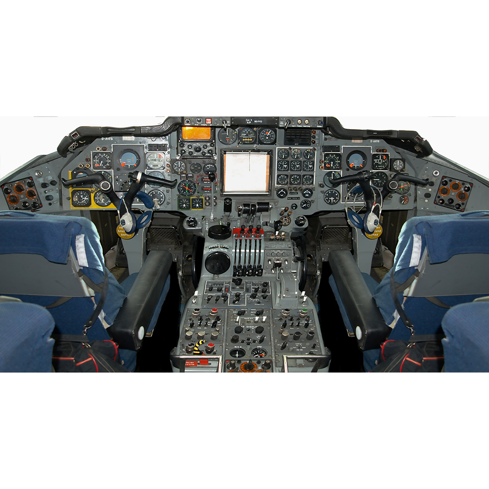 Lifesized Airplane Cockpit Vickers VC10 Cardboard Cutout
