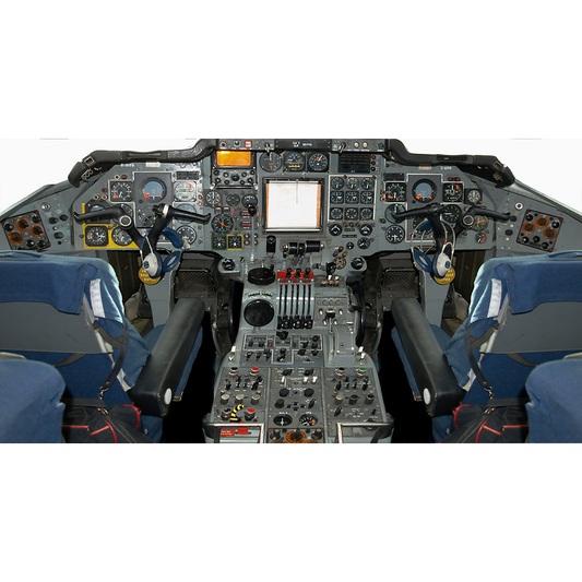 Lifesized Airplane Cockpit Vickers VC10 Cardboard Cutout