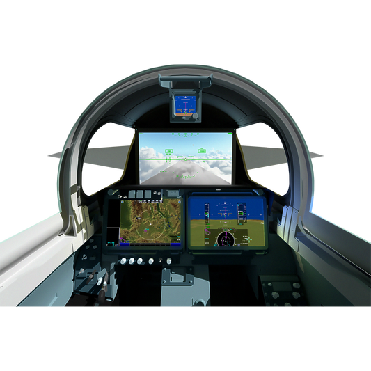 Lockheed Martin X-59 QueSST Quiet SuperSonic Jet Aircraft Cockpit Cardboard Cutout