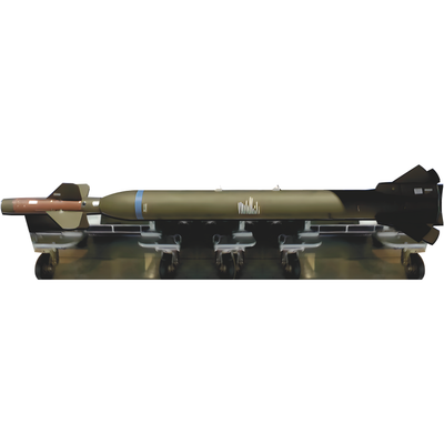 Bunker Buster Bomb Military Weapon Cardboard Cutout