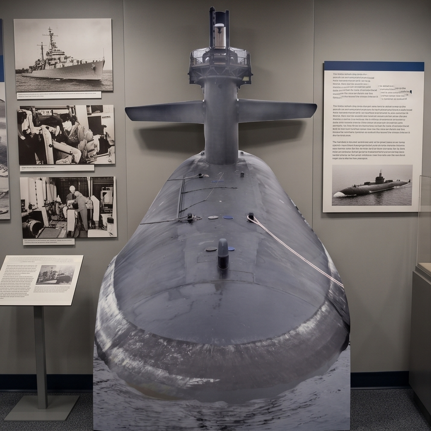 Ballistic Missile Submarine USS Michigan Navy Ship Cardboard Cutout
