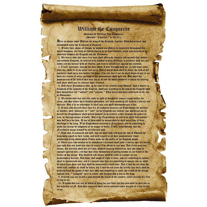 William the Conqueror Rules Cardboard Cutout